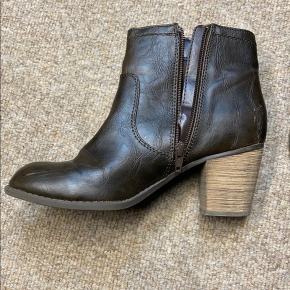 Crown vintage brown heeled boots - Picture 4 of 6